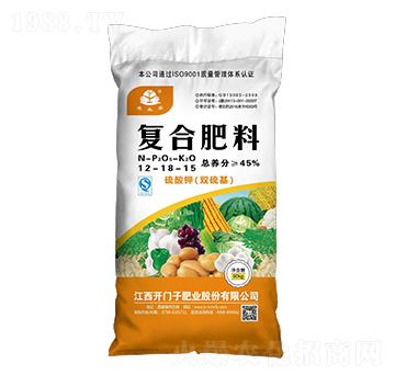硫酸鉀復(fù)合肥料12-18-15S-鑫森淼-開門子