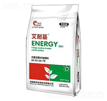 平衡型大量元素水溶肥料20-20-20+TE-艾耐基-爵利生物