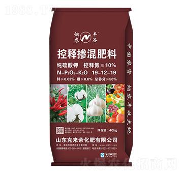 40kg控釋摻混肥料19-12-19-煙農(nóng)豐谷-克來帝化肥