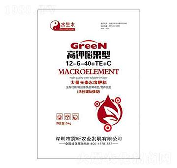 高鉀膨果型大量元素水溶肥料 水生木 潤澤