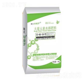 大量元素水溶肥12-48-10+TE-綠魔羅