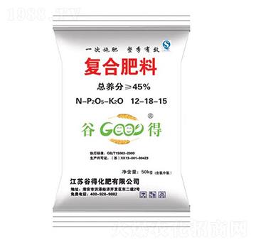 復(fù)合肥料12-18-15-谷得