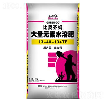 大量元素水溶肥13-40-13+TE-比奧齊姆-眾德肥料