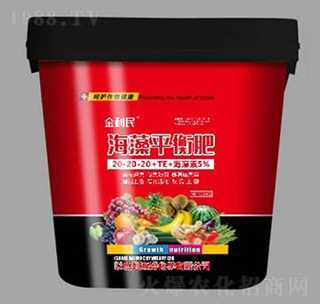 海藻平衡肥20-20-20+TE+海藻酸5%-金利民-利民農(nóng)化