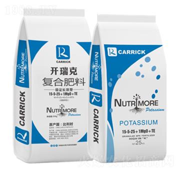 穩(wěn)定長效型復合肥料15-5-25+1MgO+TE-開瑞克-一農農業(yè)