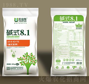 堿式高鉀大量元素水溶肥料10-8-43+TE-堿式8.1-優(yōu)富斯