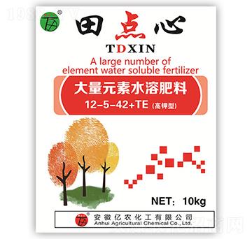 高鉀型大量元素水溶肥12-5-42+TE-億農(nóng)化工