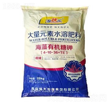 海藻有機糖鉀4-10-36+TE-海狀元-海大生物