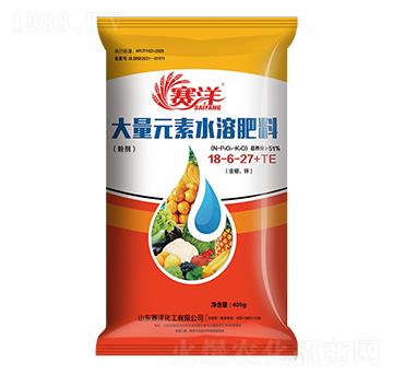 大量元素水溶肥料18-6-27+TE-賽洋-施可豐