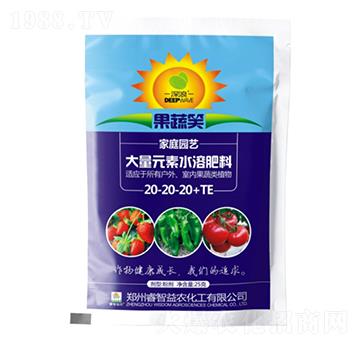 大量元素水溶肥20-20-20+TE-果蔬笑-睿智益農(nóng)