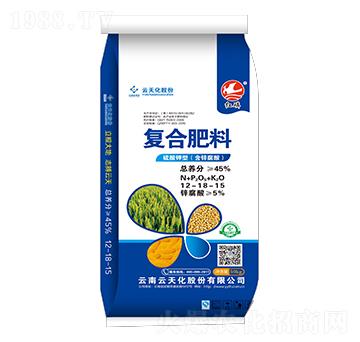 鋅腐酸硫酸鉀復合肥12-18-15-紅磷-世紀云天