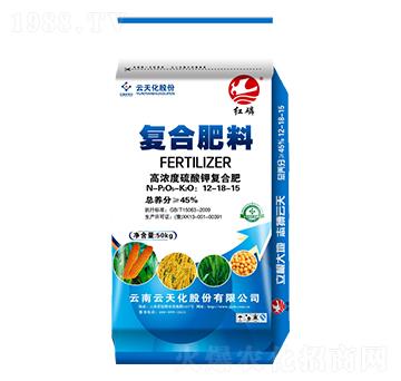 硫酸鉀型復合肥12-18-15-紅磷-世紀云天