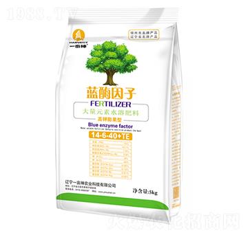 高鉀膨果型大量元素水溶肥料14-6-40+TE-藍(lán)酶因子-一畝神