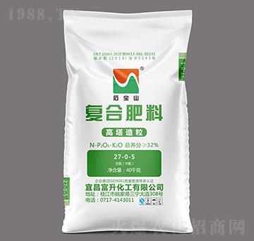 40kg高塔造粒復(fù)合肥料27-0-5-石寶山-富升化工