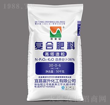 高塔造粒復(fù)合肥料30-0-6-石寶山-富升化工