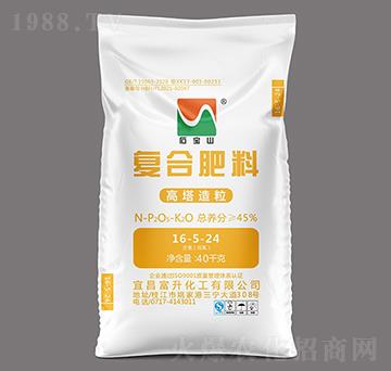 40kg高塔造粒復(fù)合肥料16-5-24-石寶山-富升化工