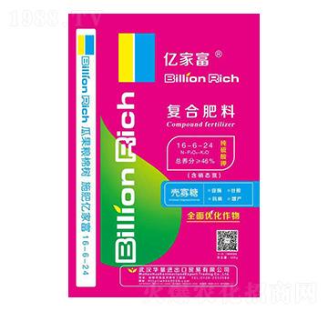 純硫酸鉀復合肥料16-6-24-億家富-華墾