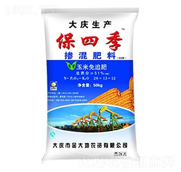 玉米免追肥摻混肥料26-13-12-保四季-永利科技