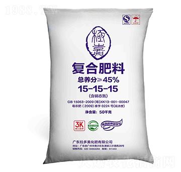 復(fù)合肥料-極嘉（15-15-15）黃腐酸鉀硝硫型-拉多美化肥