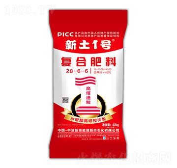 水聚膜高塔控失型復(fù)合肥料28-6-6-新土1號(hào)-新田石化