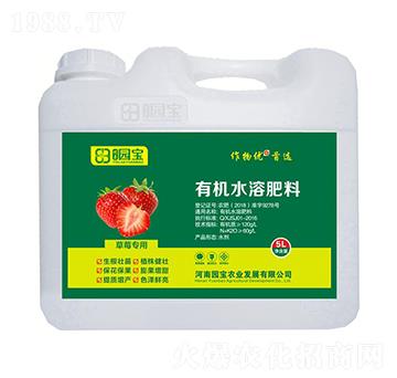 5L草莓專(zhuān)用有機(jī)水溶肥料-園寶農(nóng)業(yè)