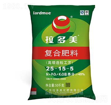 50KG小麥專用復(fù)合肥料25-15-5-E族-拉多美