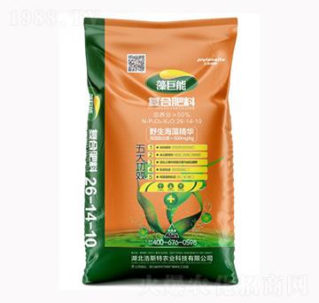 藻巨能復(fù)合肥料26-14-10-鄂中