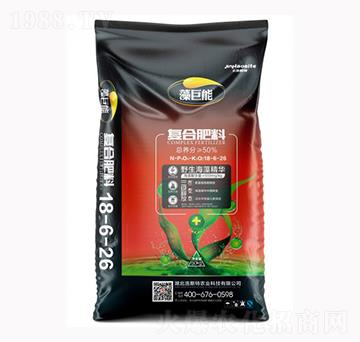 藻巨能復(fù)合肥料18-6-26-鄂中