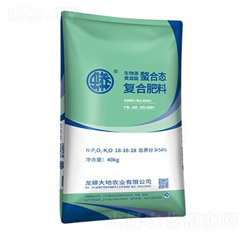 生物源黃腐酸螯合復(fù)合肥料18-18-18-龍蟒磷化工