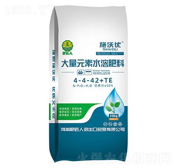 大量元素水溶肥料4-4-42+TE-施沃優(yōu)-肥匠人