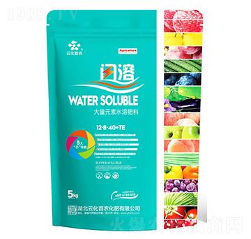 5kg閃溶大量元素水溶肥12-8-40+TE-云化首農