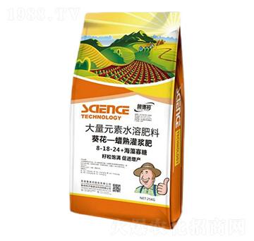 葵花·蠟熟灌漿肥專(zhuān)用大量元素水溶肥料8-18-24+海藻寡糖-魯?shù)掳? width=